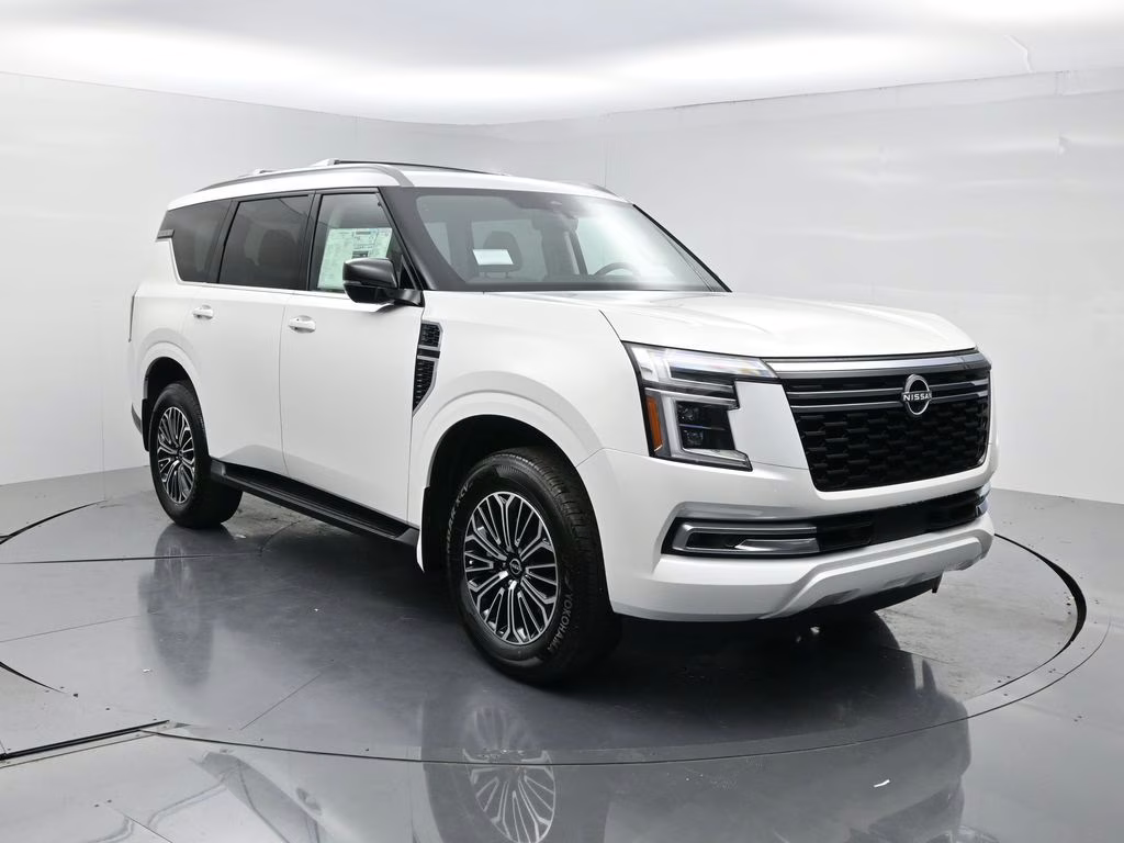 2026 Aspen White Tricoat Nissan Armada Platinum RWD SUV