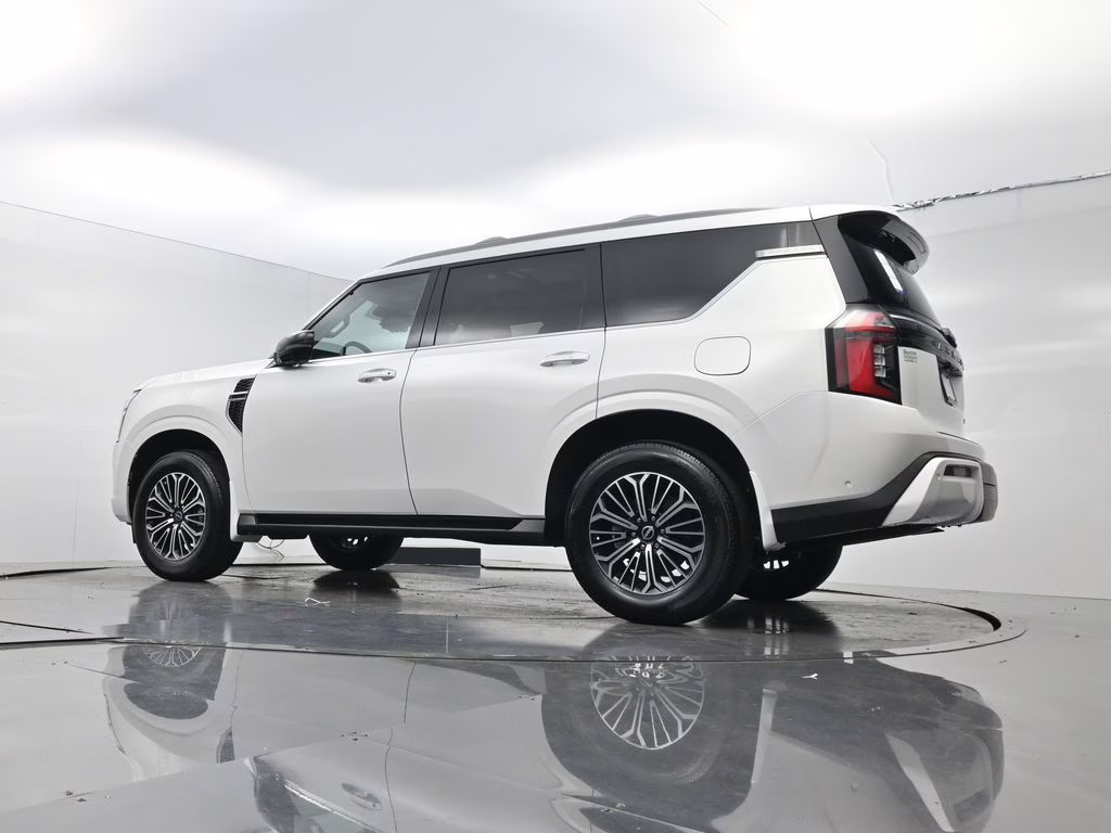 2026 Aspen White Tricoat Nissan Armada Platinum RWD SUV