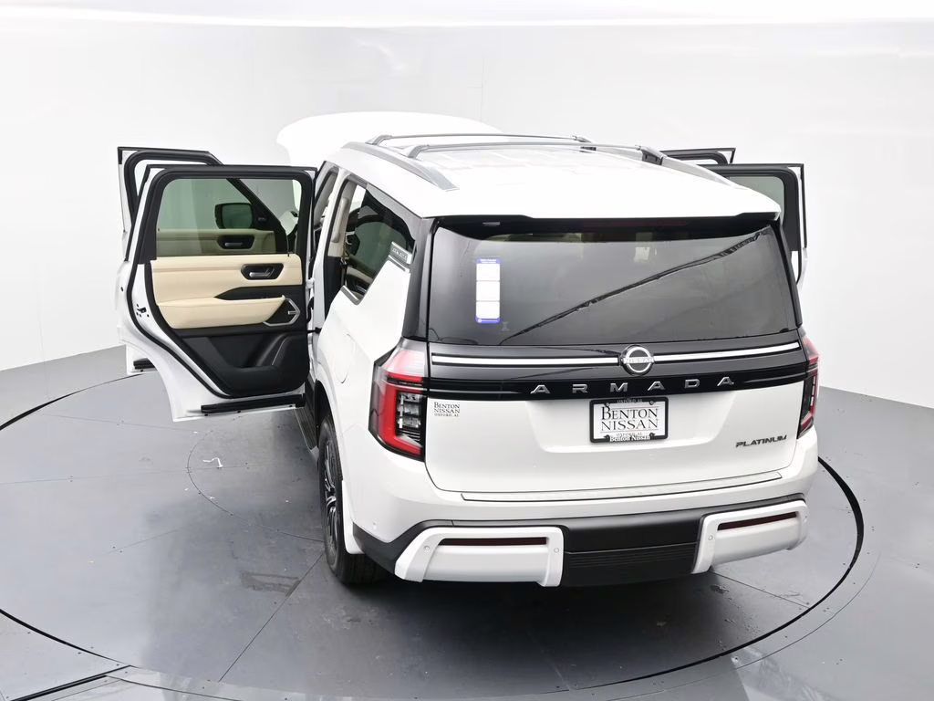 2026 Aspen White Tricoat Nissan Armada Platinum RWD SUV