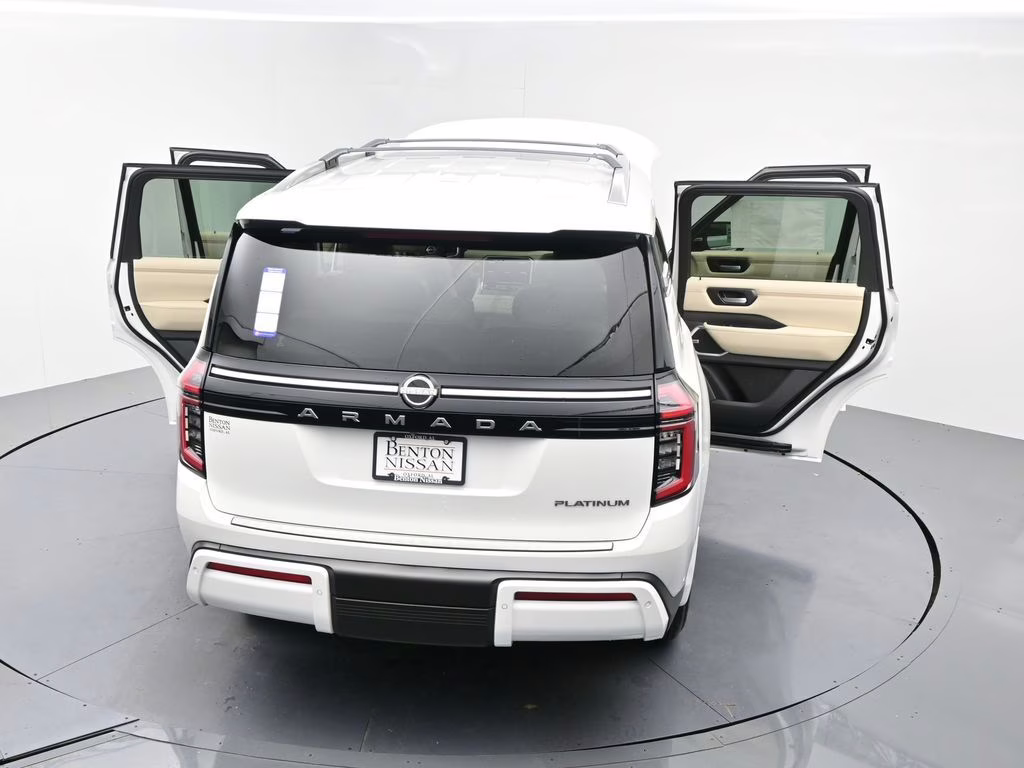 2026 Aspen White Tricoat Nissan Armada Platinum RWD SUV