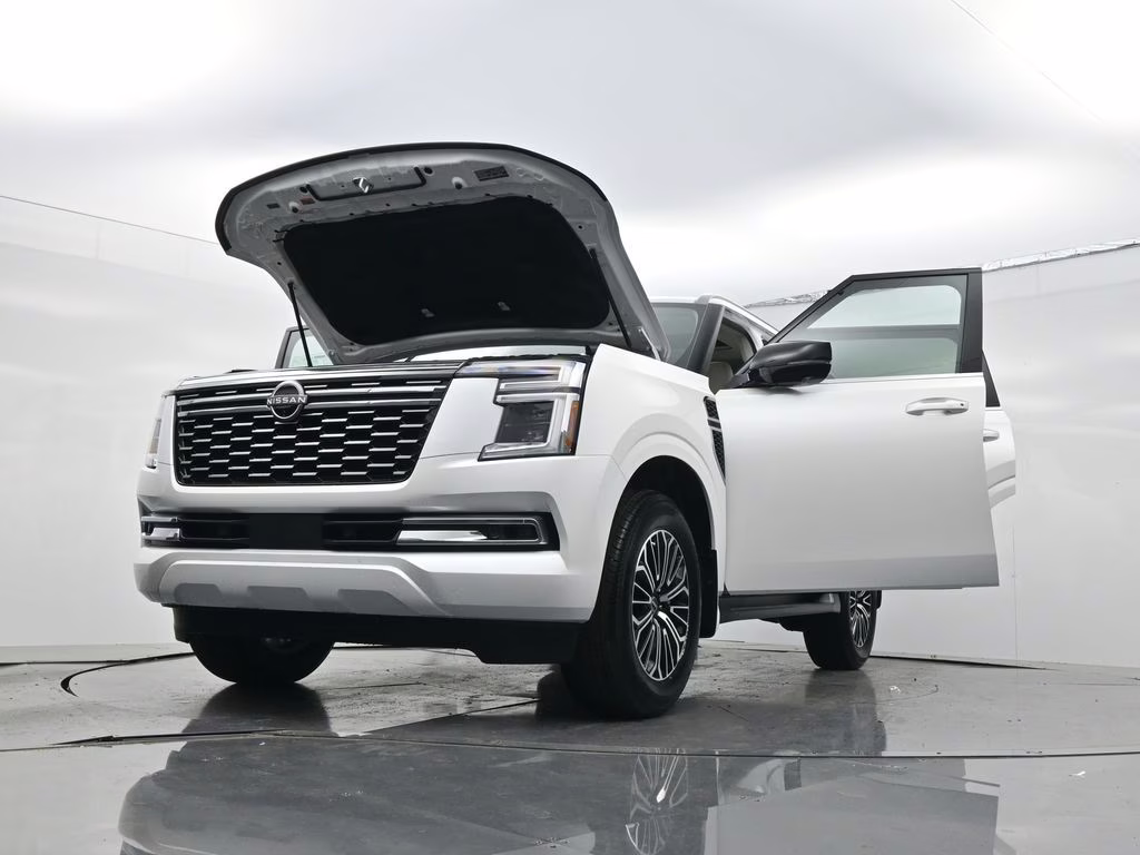 2026 Aspen White Tricoat Nissan Armada Platinum RWD SUV