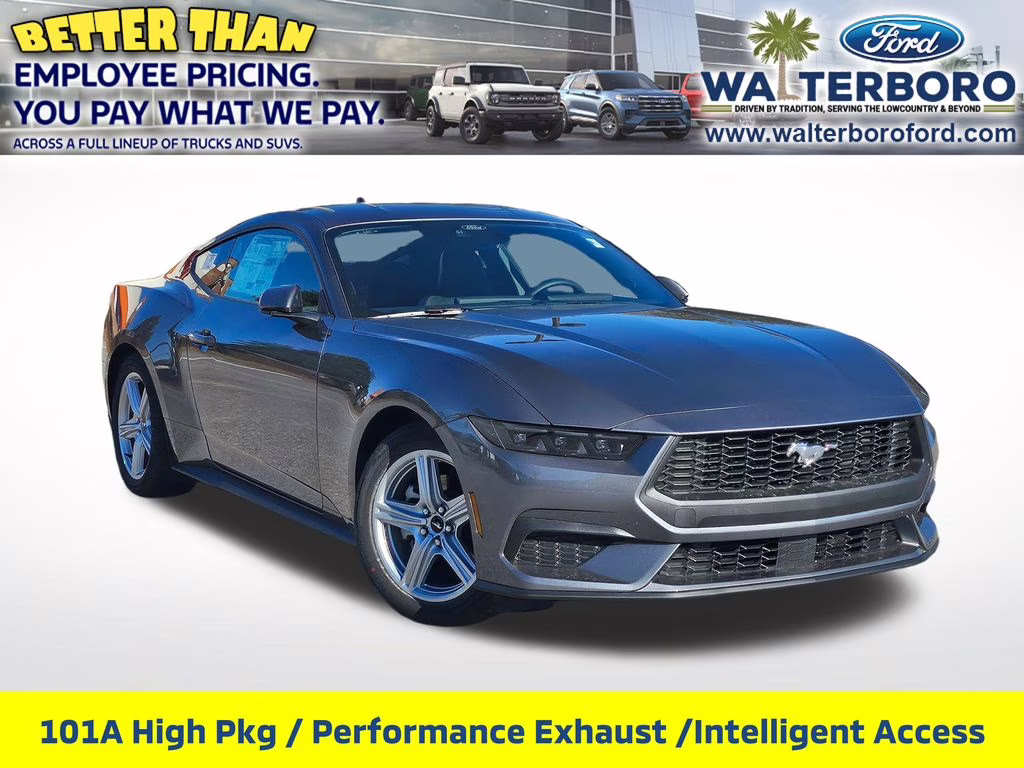 2026 Carbonized Gray Metallic Ford Mustang EcoBoost RWD Coupe