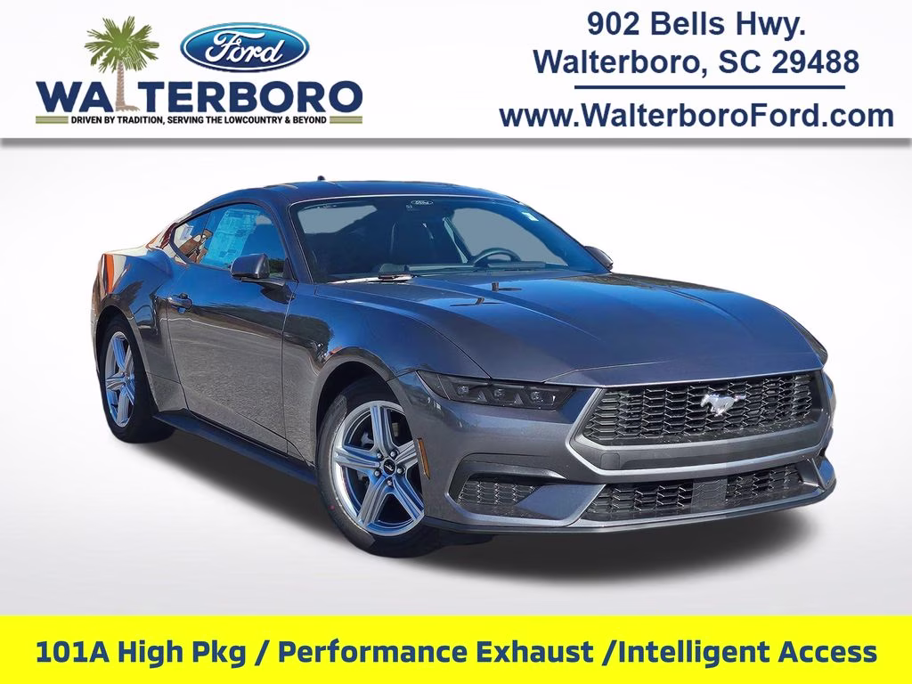 2026 Carbonized Gray Metallic Ford Mustang EcoBoost RWD Coupe