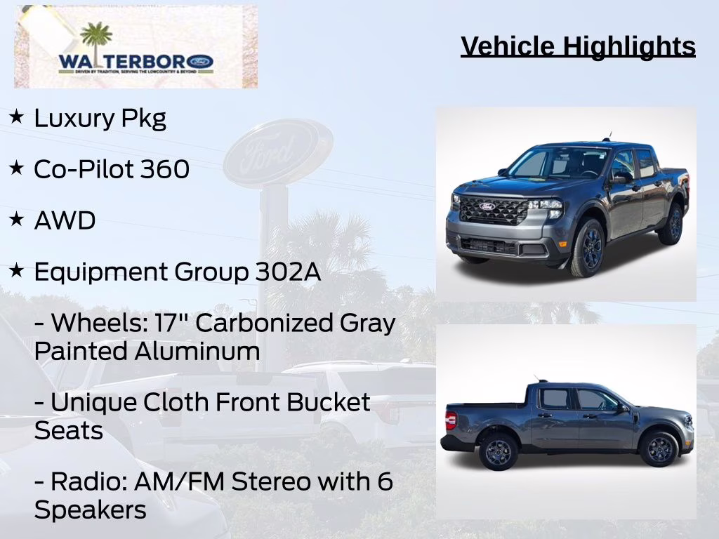 2026 Carbonized Gray Metallic Ford Maverick XLT AWD Truck