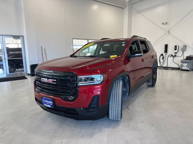 2023 Volcanic Red Tintcoat GMC Acadia SLE AWD SUV