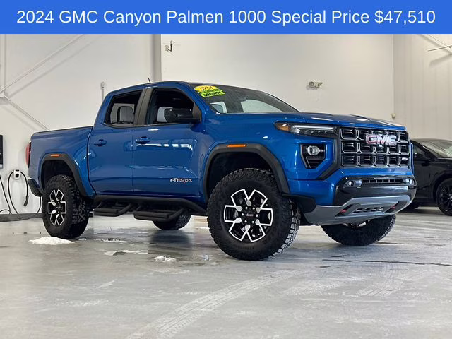 2024 Dynamic Blue Metallic GMC Canyon AT4X 4X4 Truck