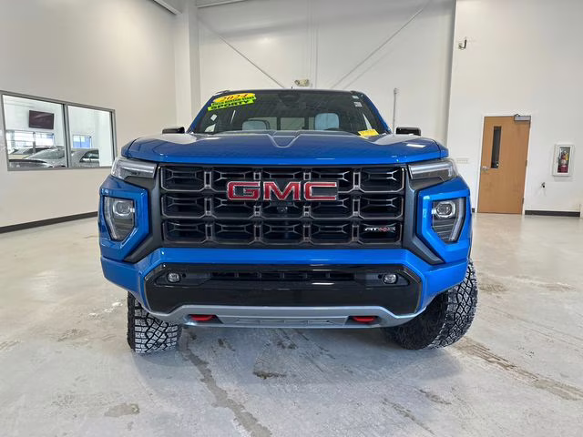 2024 Dynamic Blue Metallic GMC Canyon AT4X 4X4 Truck