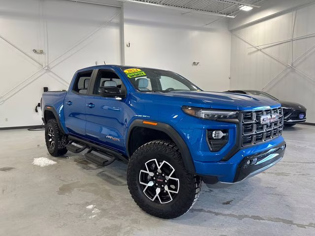 2024 Dynamic Blue Metallic GMC Canyon AT4X 4X4 Truck