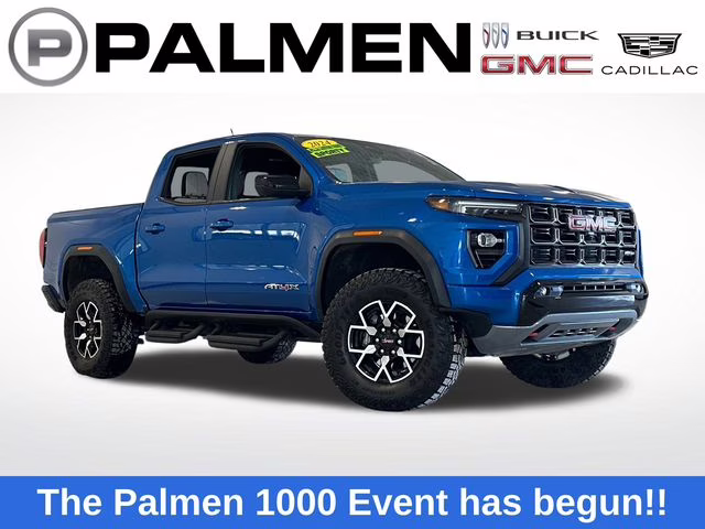 2024 Dynamic Blue Metallic GMC Canyon AT4X 4X4 Truck