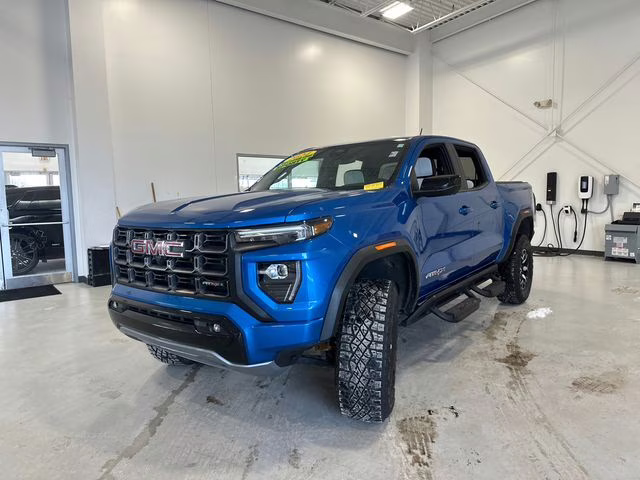 2024 Dynamic Blue Metallic GMC Canyon AT4X 4X4 Truck