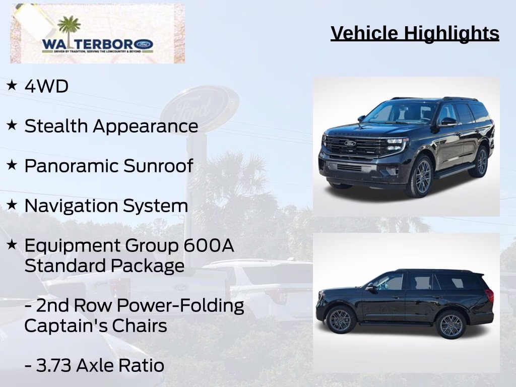 2026 Agate Black Metallic Ford Expedition Platinum 4X4 SUV