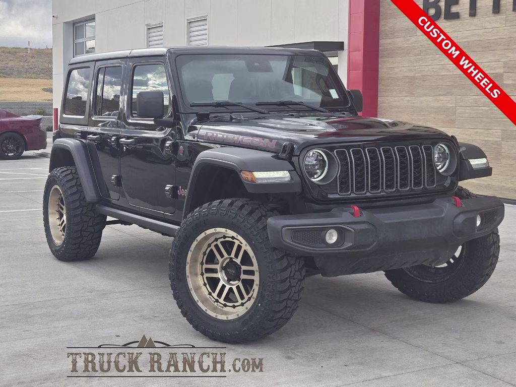 2025 Black Clearcoat Jeep Wrangler Rubicon 4X4 SUV