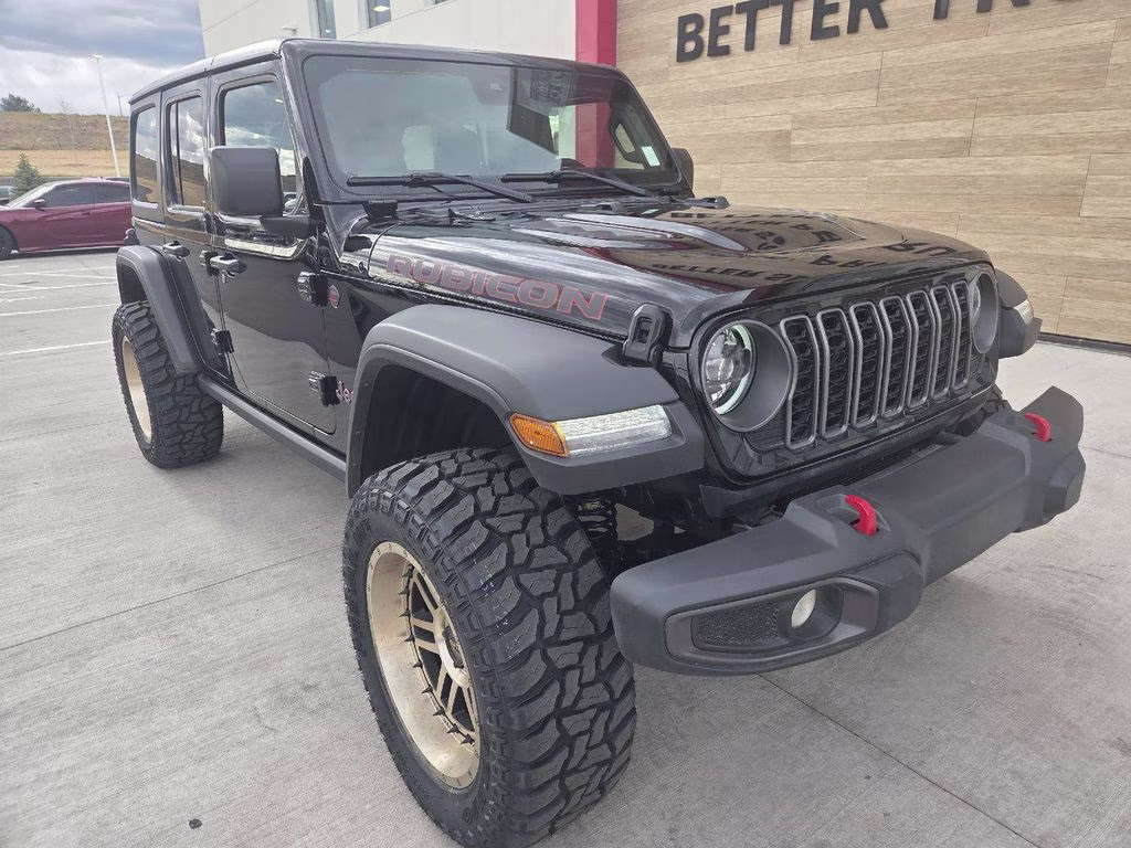 2025 Black Clearcoat Jeep Wrangler Rubicon 4X4 SUV