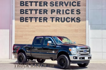 2016 Black Ford Super Duty F-350 SRW Lariat 4X4 Truck