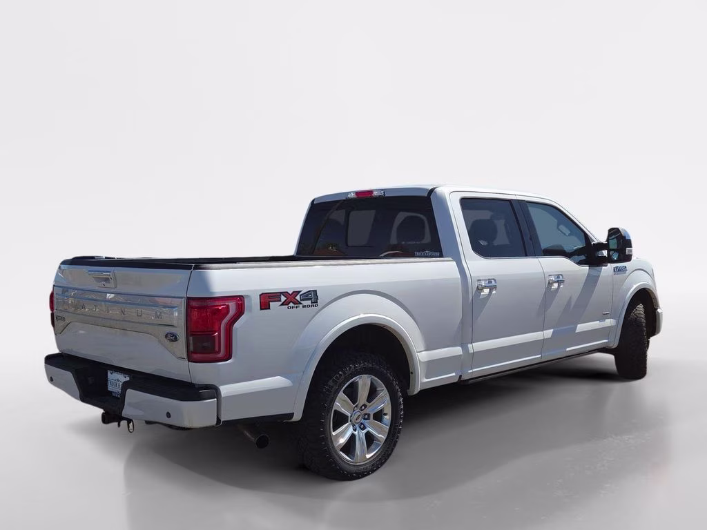 2017 White Ford F-150 Platinum 4X4 Truck
