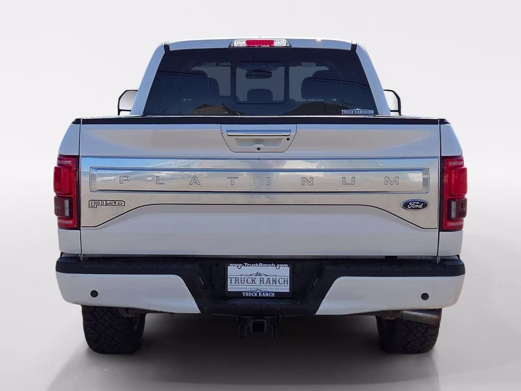 2017 White Ford F-150 Platinum 4X4 Truck