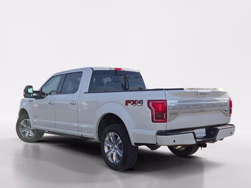 2017 White Ford F-150 Platinum 4X4 Truck