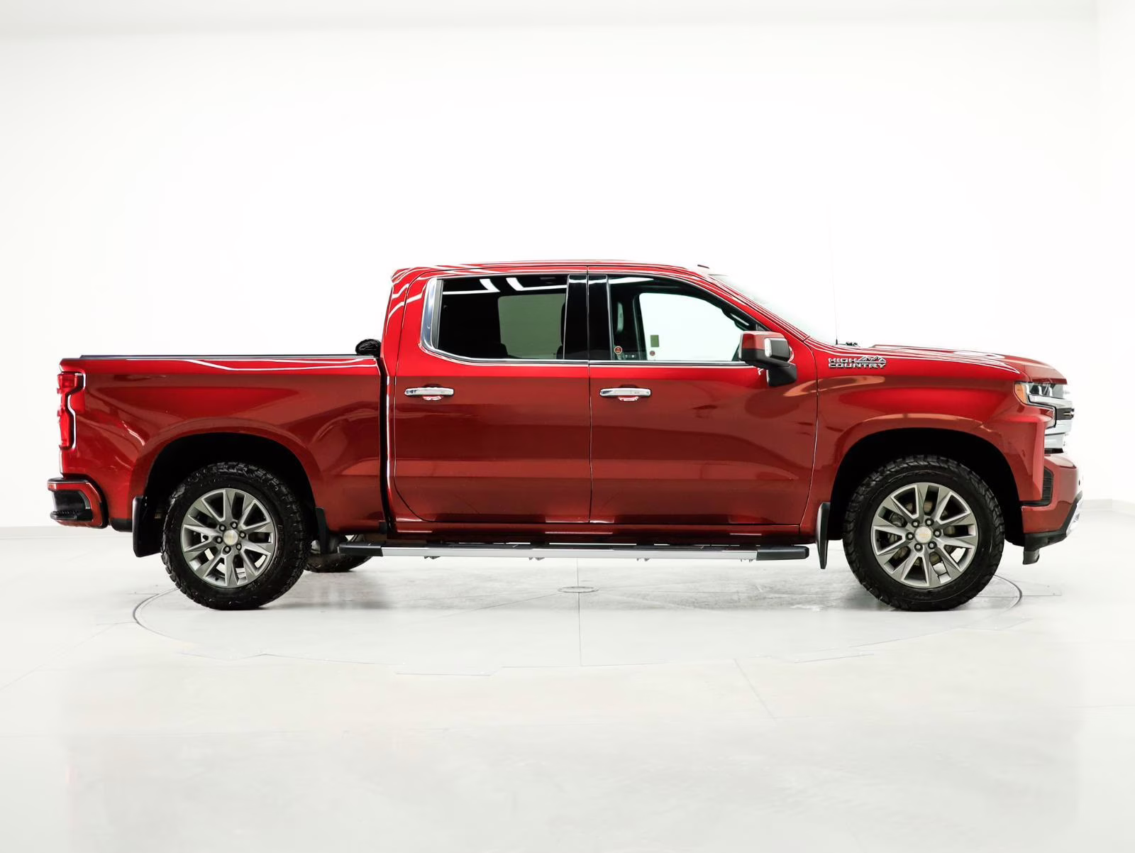 2021 Cherry Red Tintcoat Chevrolet Silverado 1500 High Country 4X4 Truck
