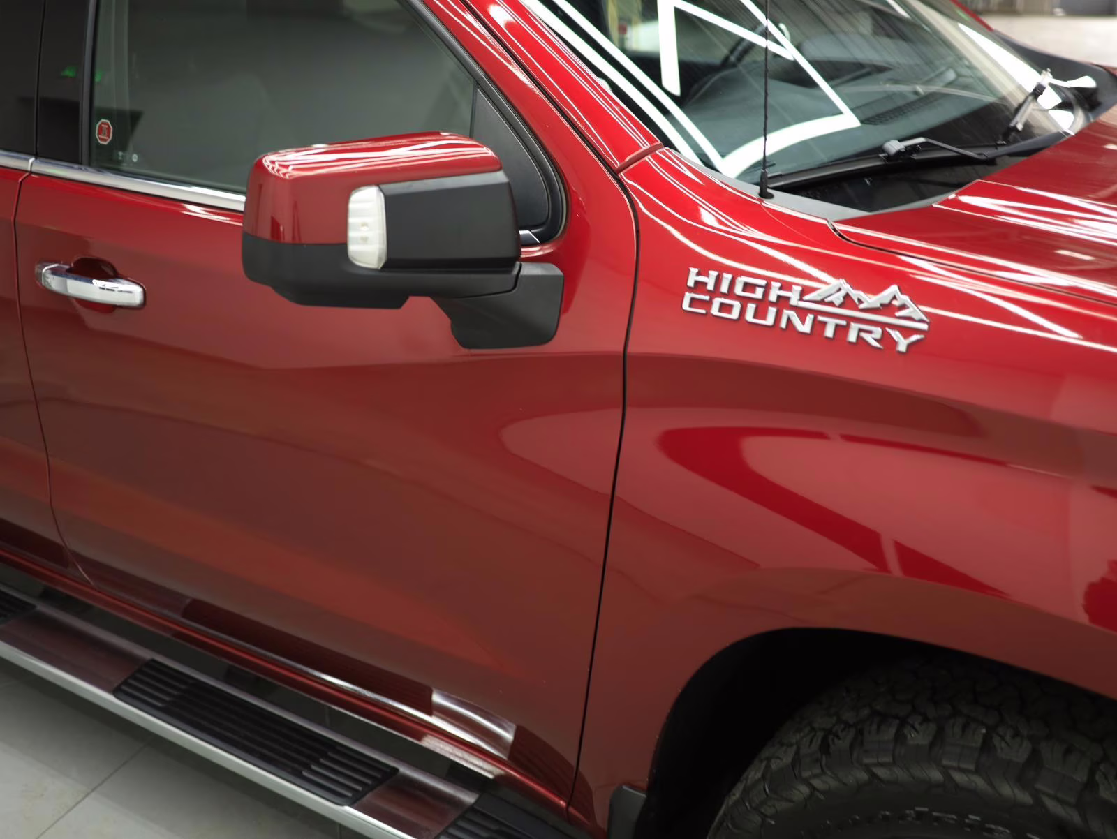 2021 Cherry Red Tintcoat Chevrolet Silverado 1500 High Country 4X4 Truck