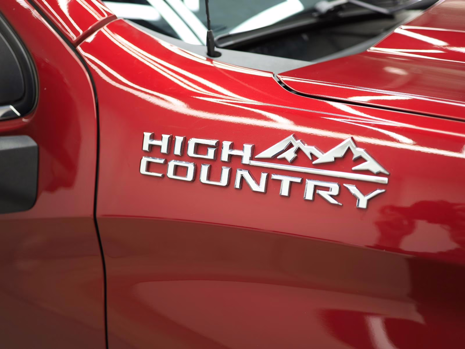 2021 Cherry Red Tintcoat Chevrolet Silverado 1500 High Country 4X4 Truck