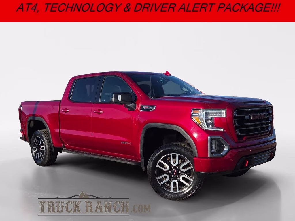 2022 Red GMC Sierra 1500 Limited AT4 4X4 Truck