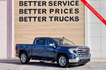 2019 Pacific Blue Metallic GMC Sierra 1500 SLE 4X4 Truck