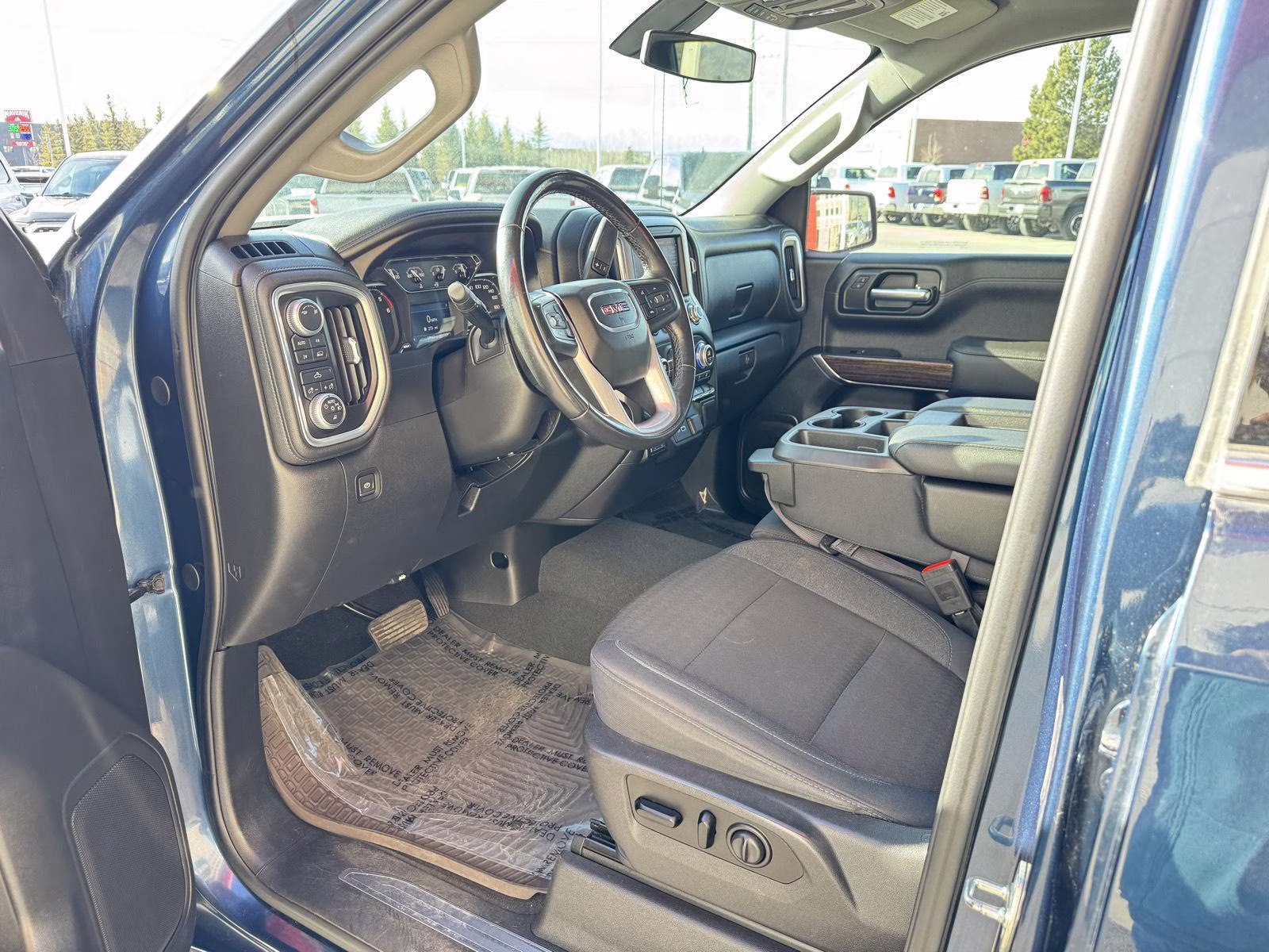 2019 Pacific Blue Metallic GMC Sierra 1500 SLE 4X4 Truck