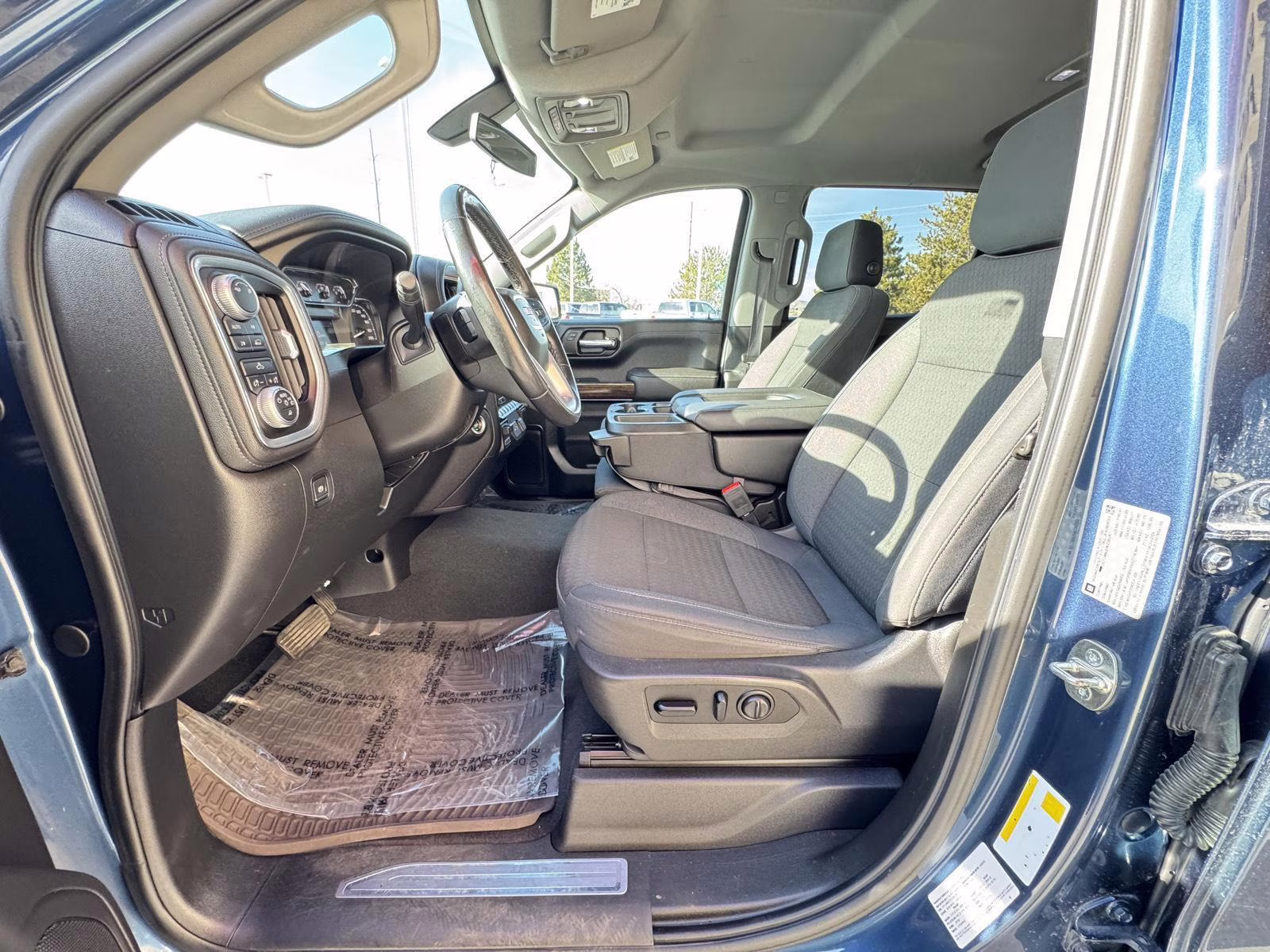 2019 Pacific Blue Metallic GMC Sierra 1500 SLE 4X4 Truck