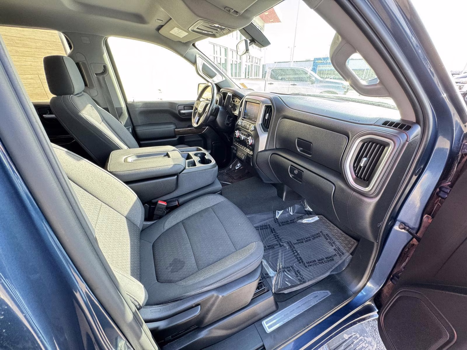 2019 Pacific Blue Metallic GMC Sierra 1500 SLE 4X4 Truck