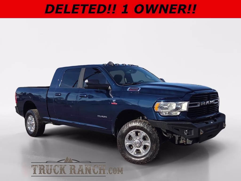 2021 Patriot Blue Pearlcoat Ram 2500 Big Horn 4X4 Truck