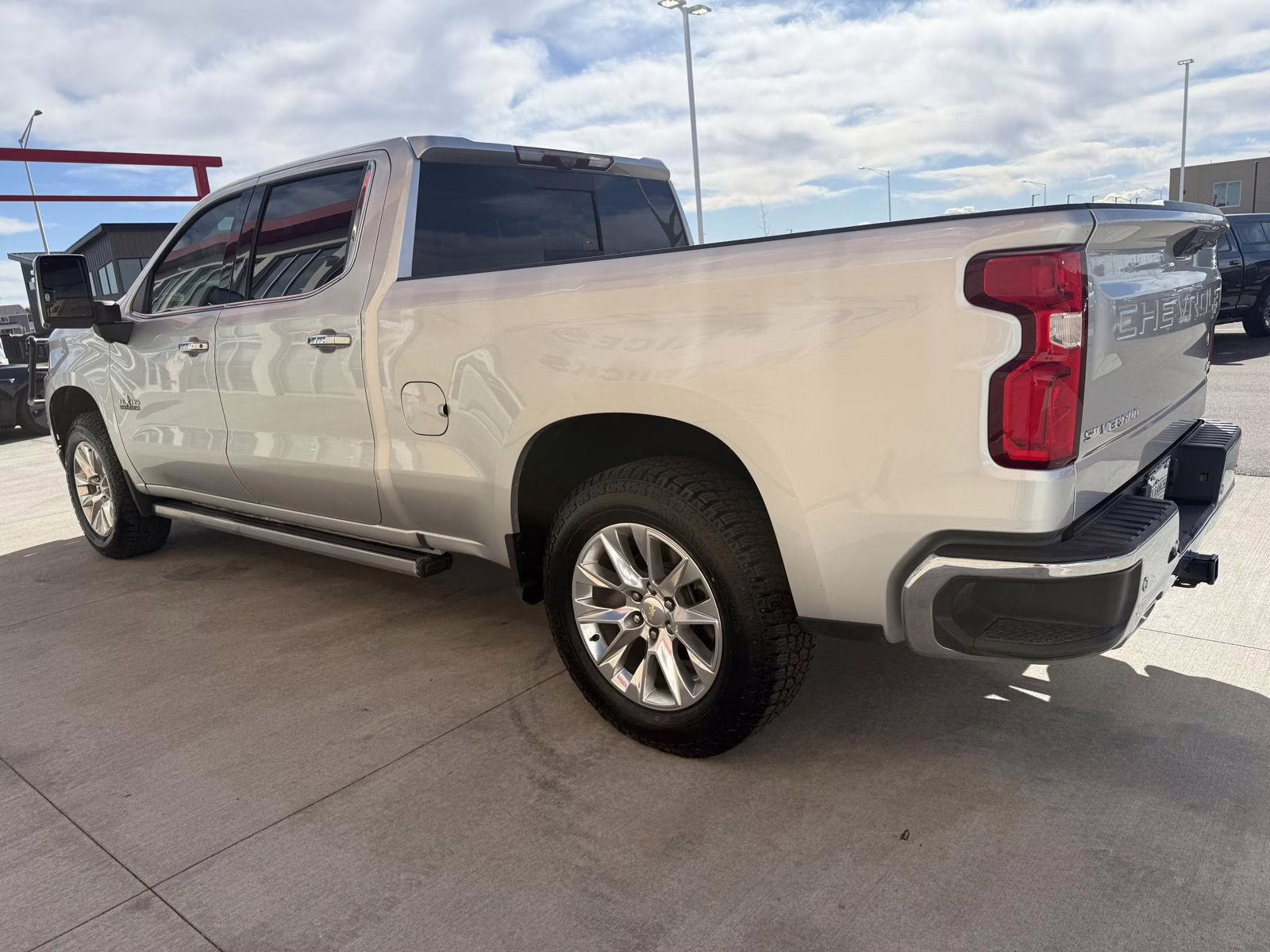 2021 Silver Ice Metallic Chevrolet Silverado 1500 LTZ 4X4 Truck