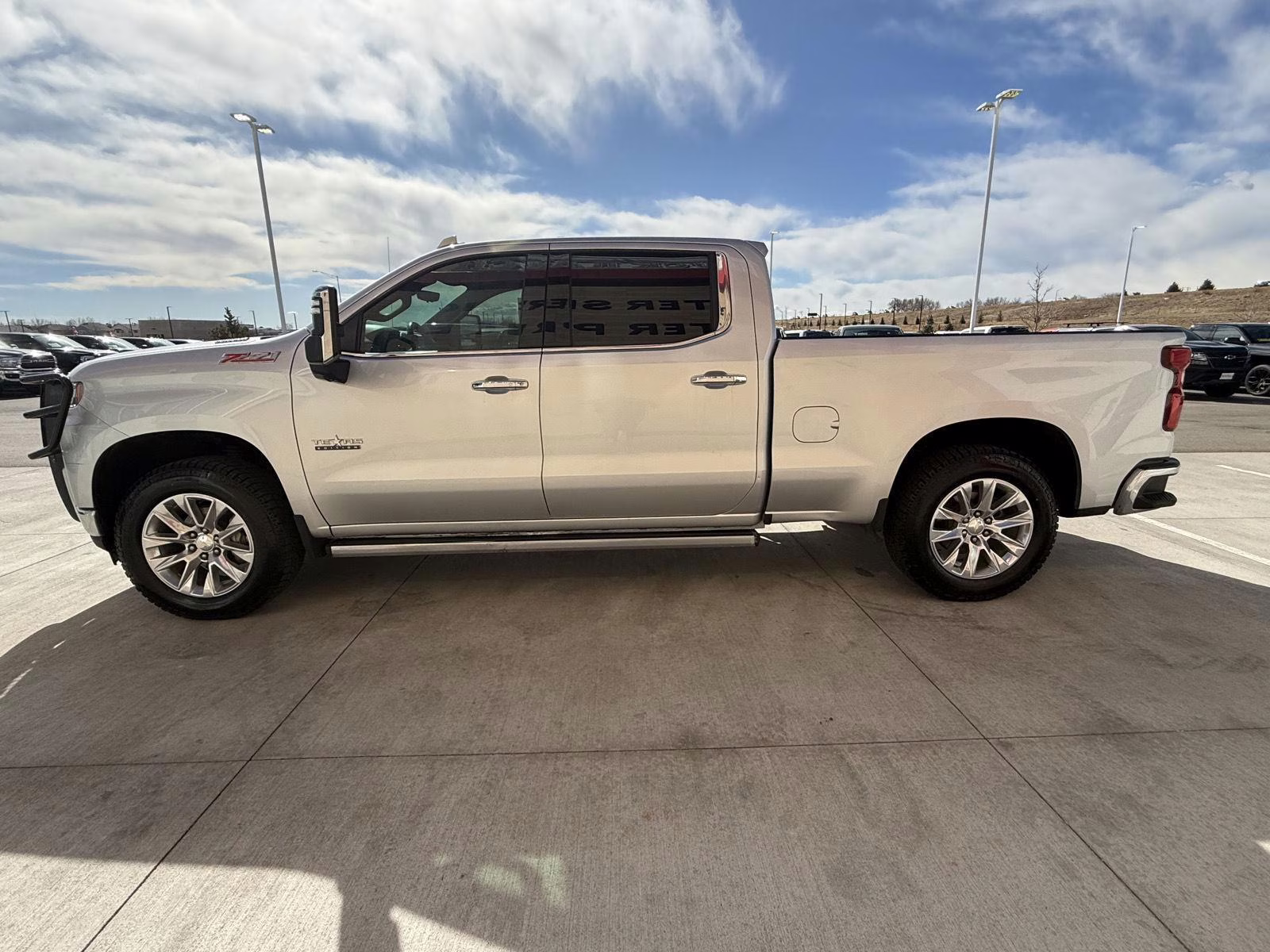2021 Silver Ice Metallic Chevrolet Silverado 1500 LTZ 4X4 Truck