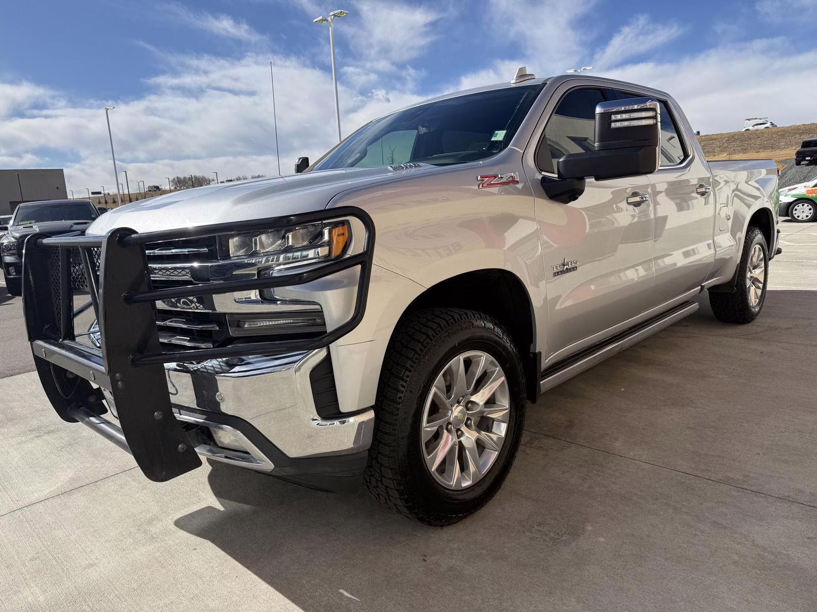 2021 Silver Ice Metallic Chevrolet Silverado 1500 LTZ 4X4 Truck