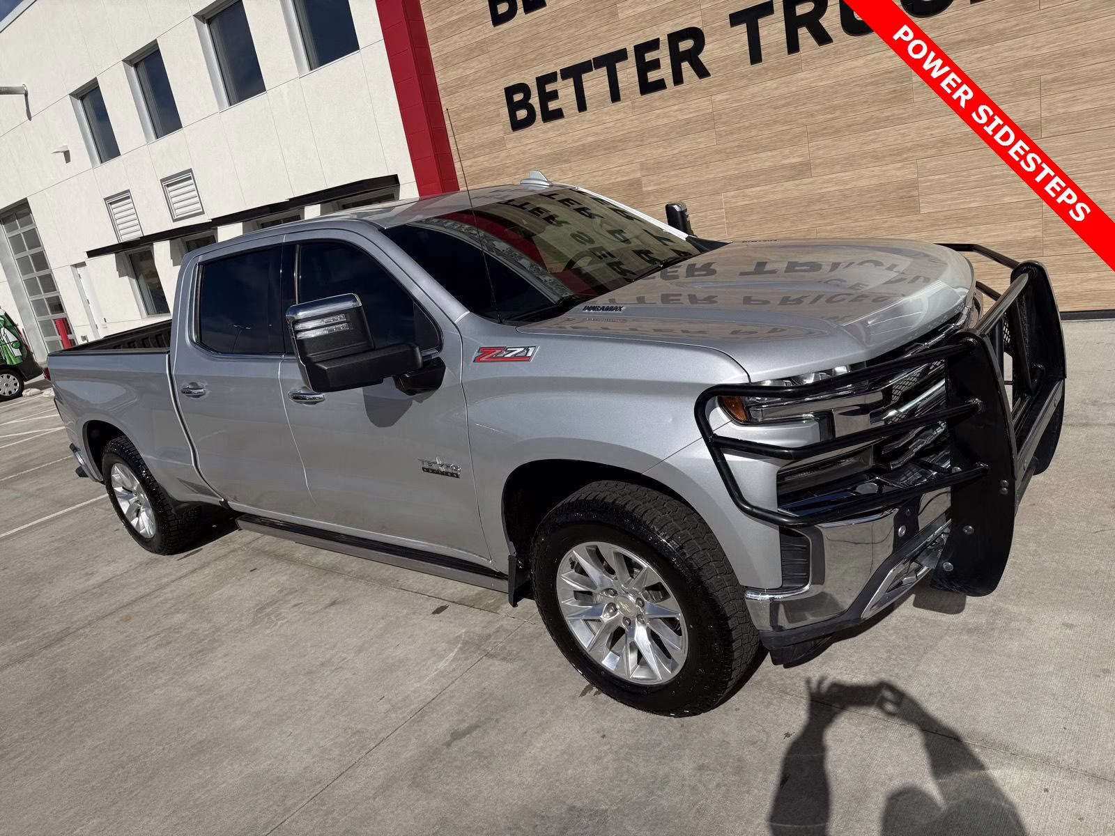2021 Silver Ice Metallic Chevrolet Silverado 1500 LTZ 4X4 Truck