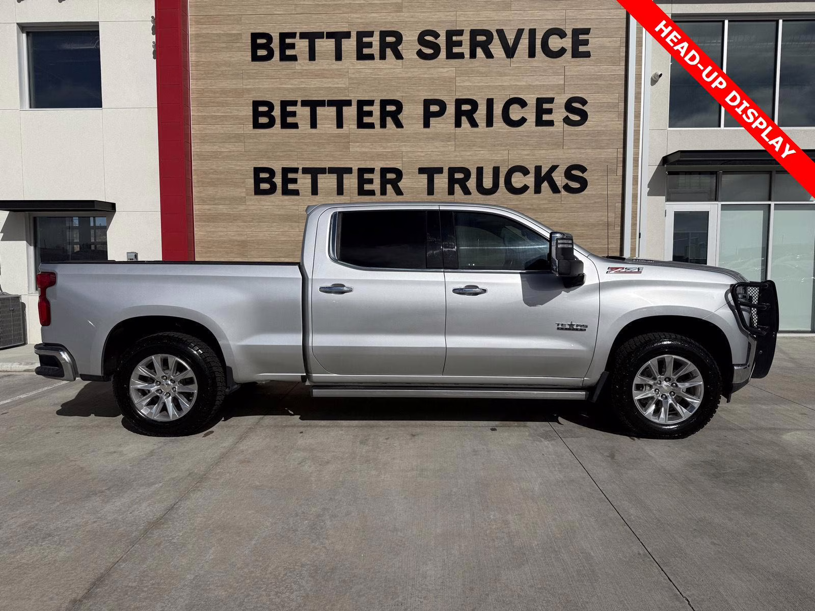 2021 Silver Ice Metallic Chevrolet Silverado 1500 LTZ 4X4 Truck