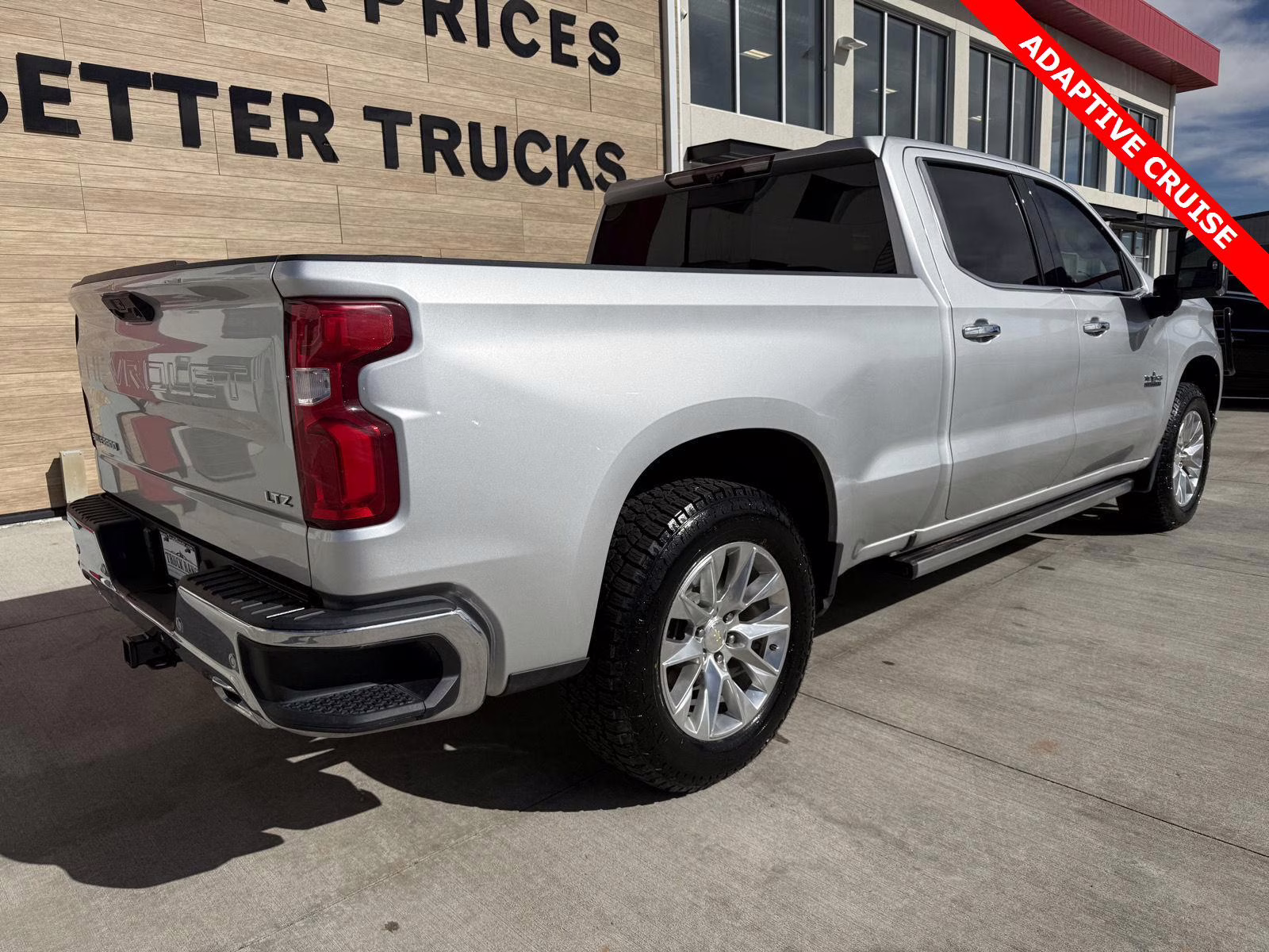 2021 Silver Ice Metallic Chevrolet Silverado 1500 LTZ 4X4 Truck