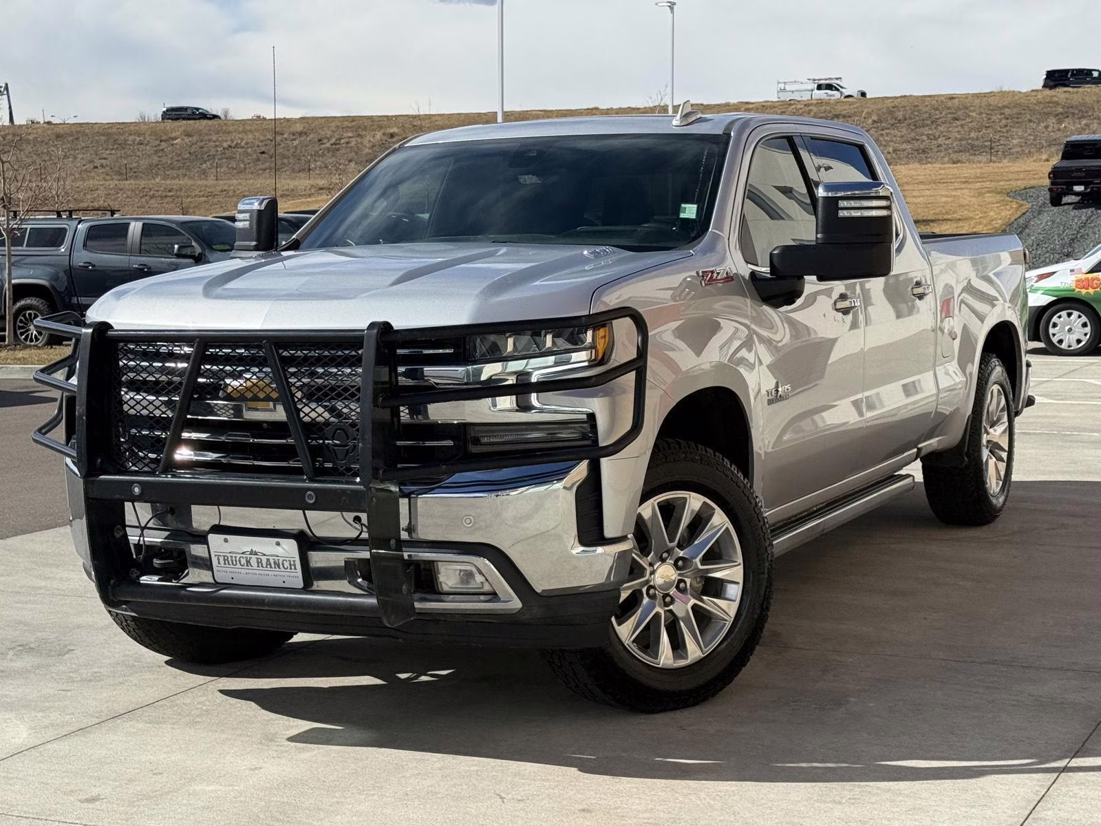 2021 Silver Ice Metallic Chevrolet Silverado 1500 LTZ 4X4 Truck