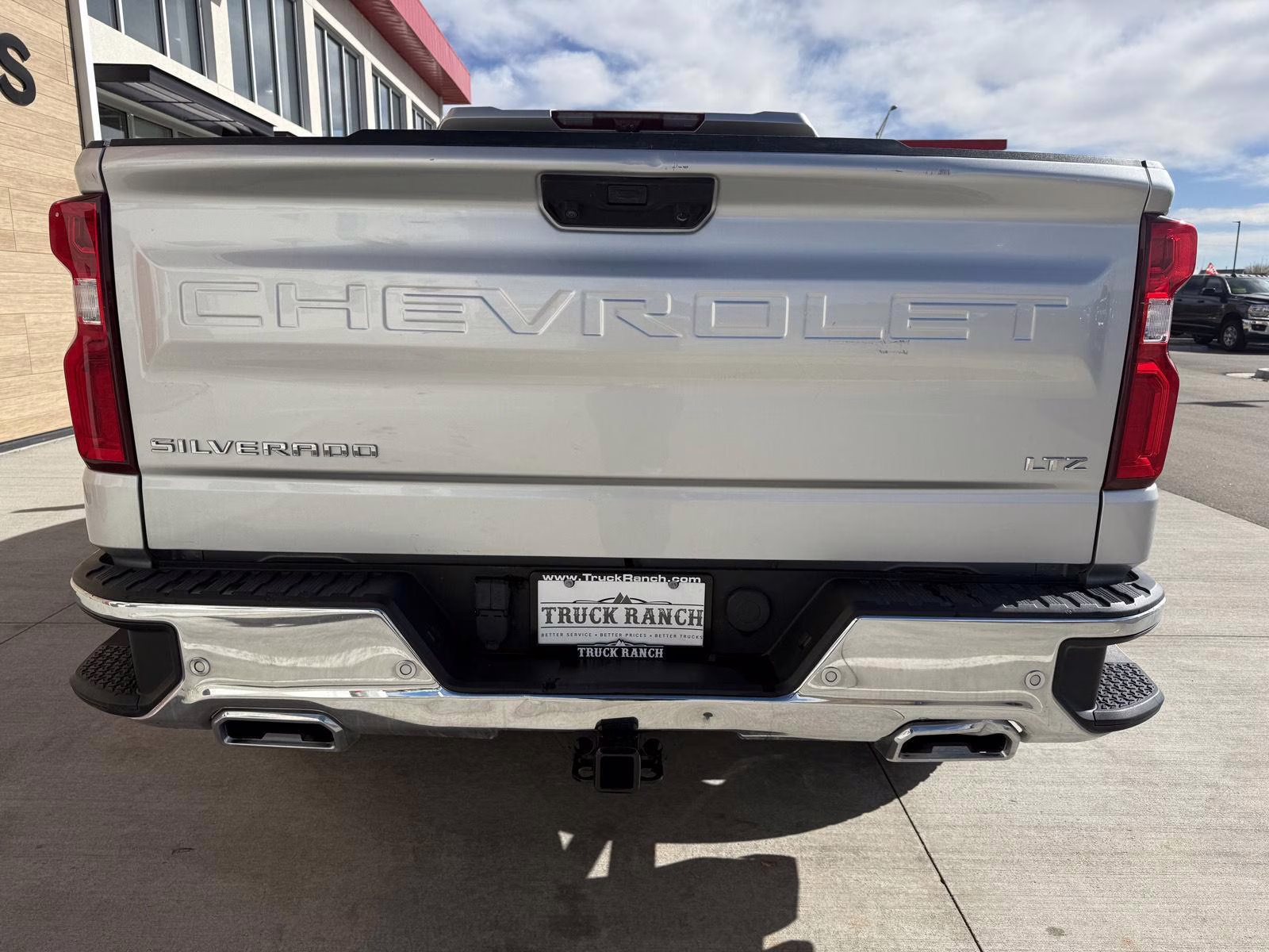 2021 Silver Ice Metallic Chevrolet Silverado 1500 LTZ 4X4 Truck