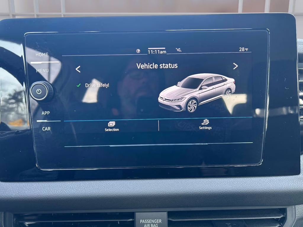 2025 White Volkswagen Jetta 1.5T S FWD Sedan