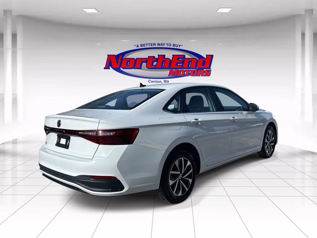 2025 White Volkswagen Jetta 1.5T S FWD Sedan