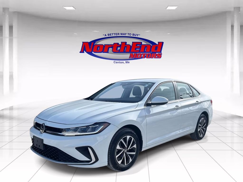 2025 White Volkswagen Jetta 1.5T S FWD Sedan