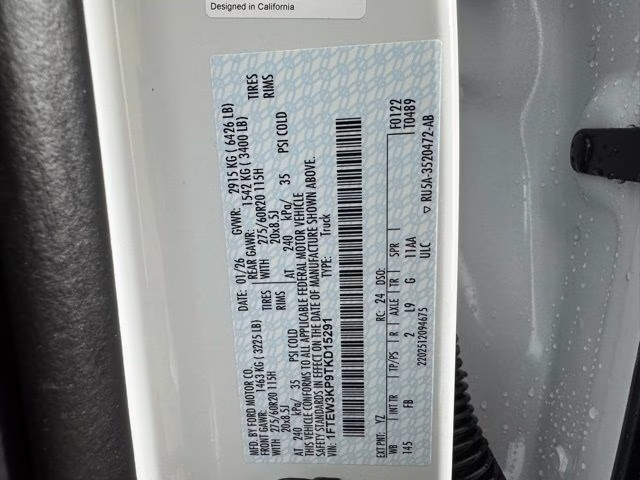 2026 Oxford White Ford F-150 XLT RWD Truck