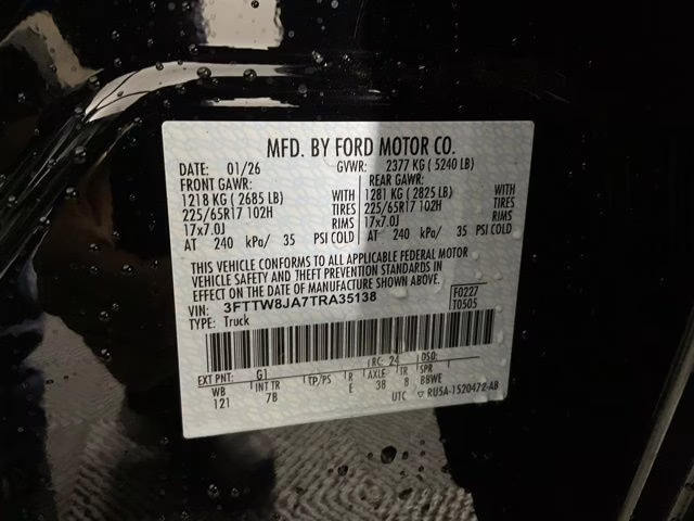 2026 Shadow Black Ford Maverick XLT AWD Truck