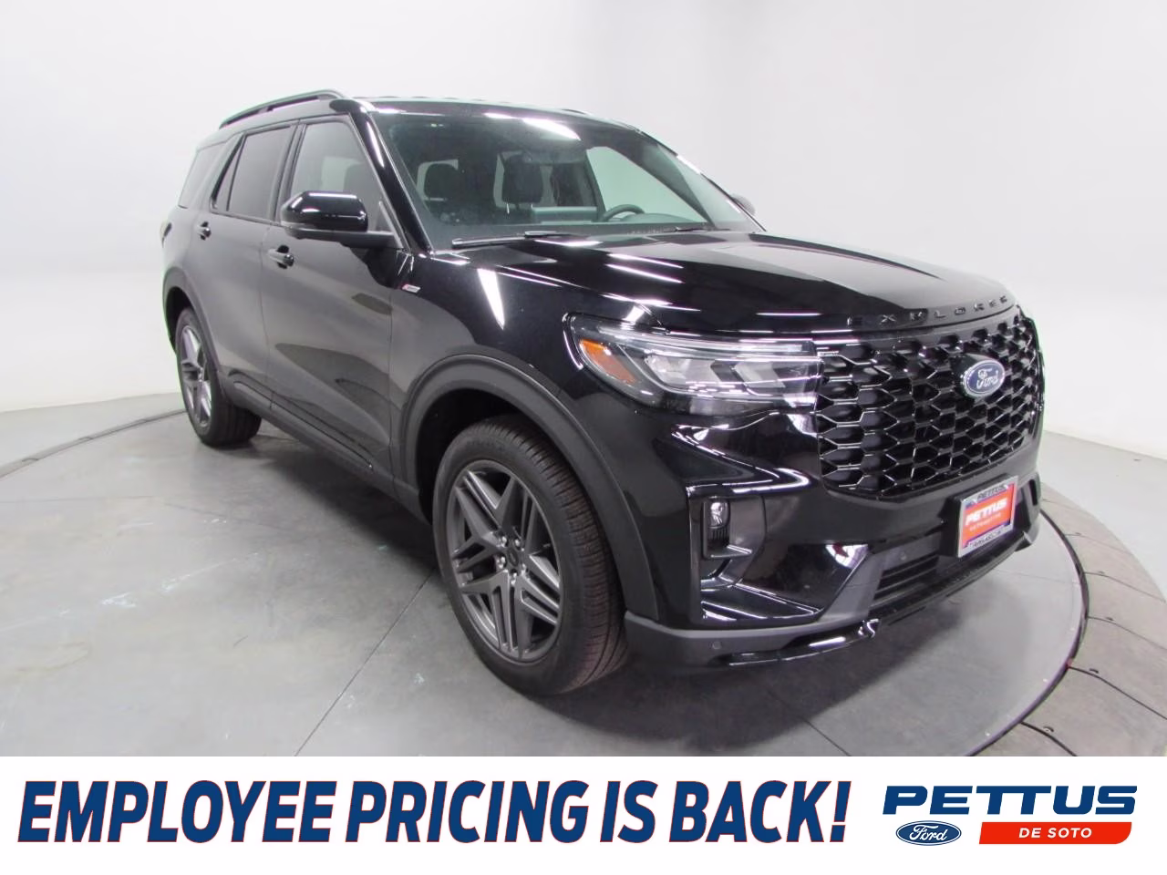 2026 Agate Black Metallic Ford Explorer ST-Line 4X4 SUV