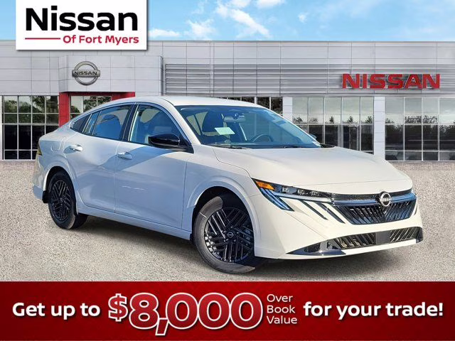 2026 Fresh Powder Nissan Sentra SV FWD Sedan