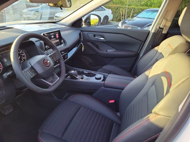 2026 Everest White Pearl Tricoat Nissan Rogue Rock Creek AWD SUV