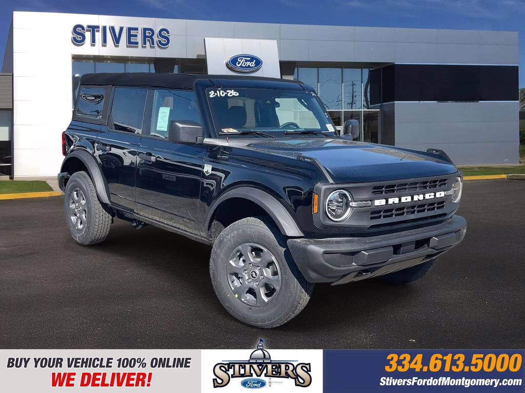 2026 Shadow Black Ford Bronco Big Bend 4X4 SUV
