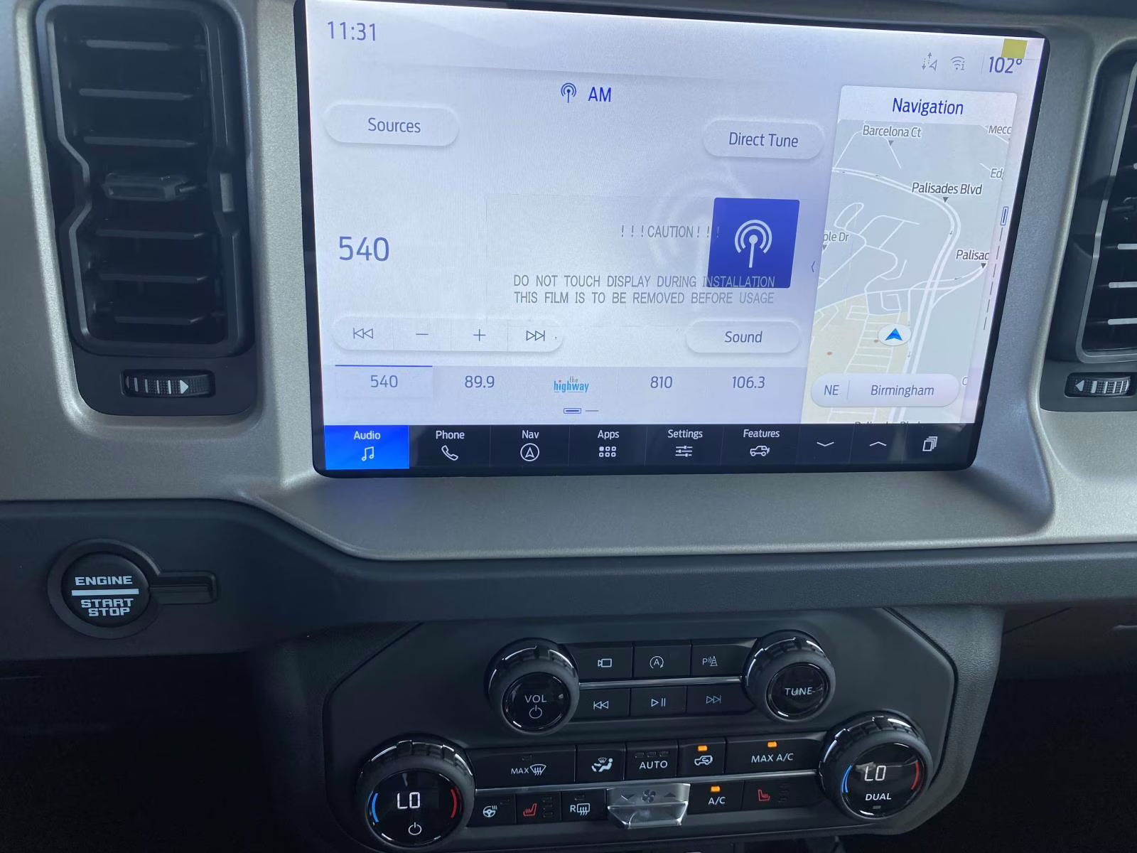 2026 Oxford White Ford Bronco Outer Banks 4X4 SUV