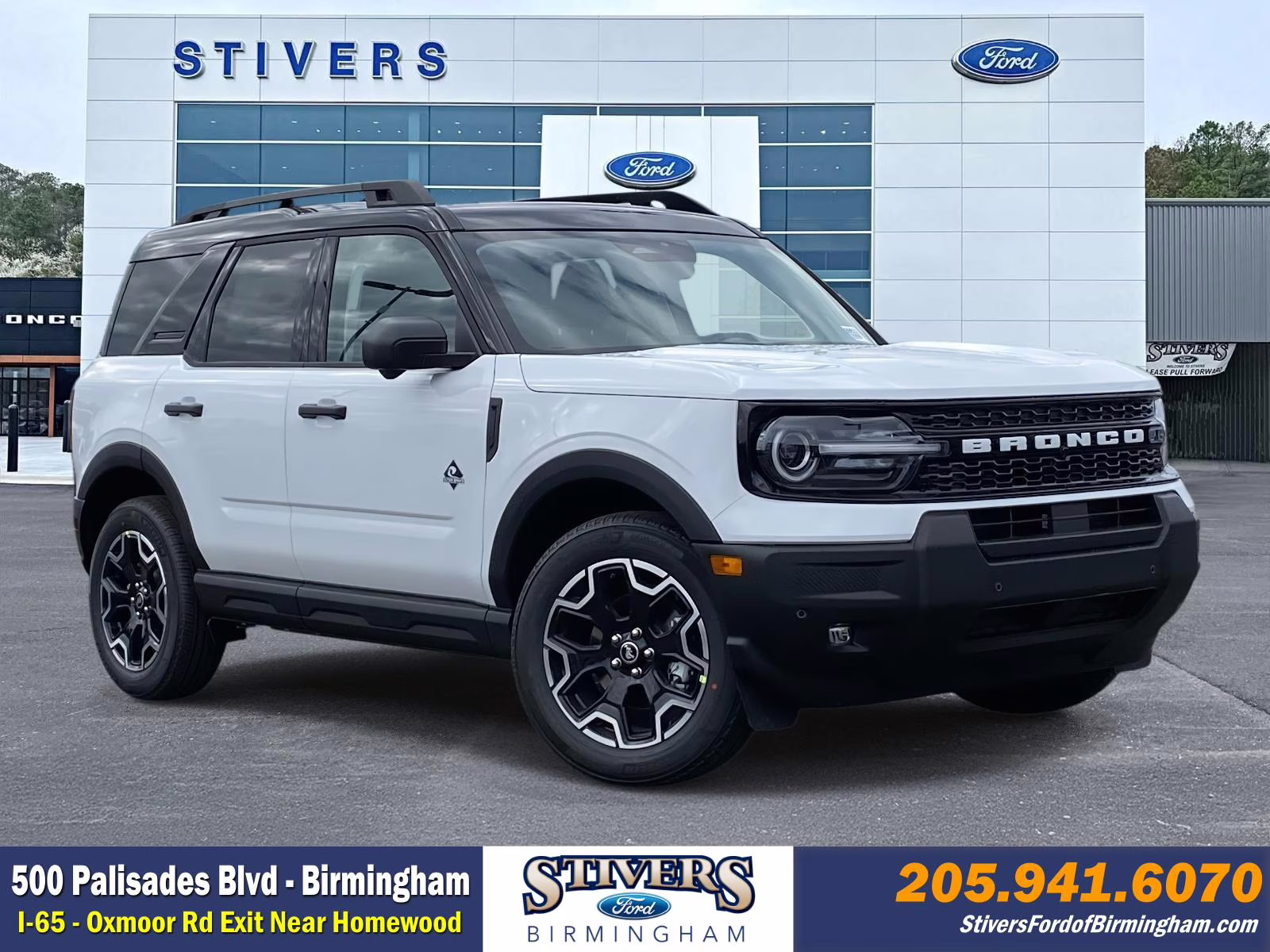 2026 Oxford White Ford Bronco Sport Outer Banks 4X4 SUV
