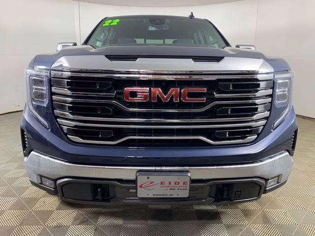 2022 Pacific Blue Metallic GMC Sierra 1500 SLT 4X4 Truck